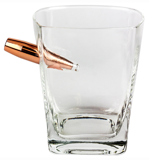 [024718514710] Caliber Gourmet CBG-LMS-WHISKEY Last Man Standing Bullet Whiskey Glass Clear Glass