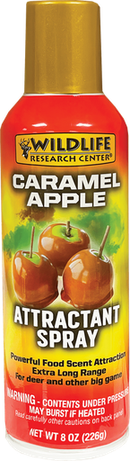 [024641007365] Wildlife Research Food Scent Attractant Spray Caramel Apple Scent 8 oz Aerosol