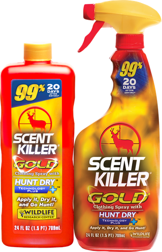 [024641012598] Wildlife Research Scent Killer Gold Combo Odorless Scent 24 oz Trigger Spray