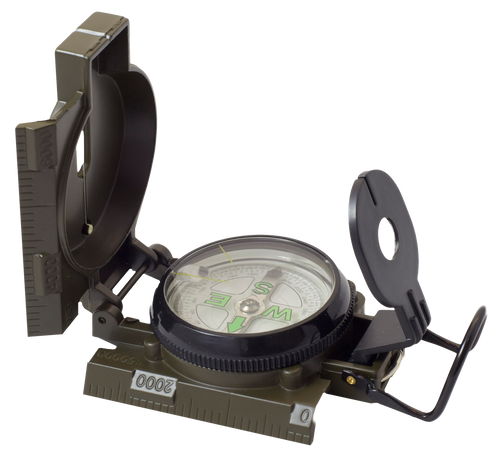 [024718250106] Humvee Accessories Military Compass Military Compass Olive Drab