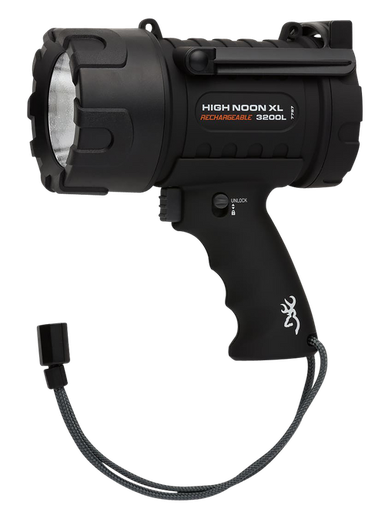 [023614962403] Browning High Noon XL Black 100-3200 Lumens White LED Polymer