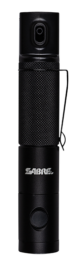 [023063100500] Sabre PepperLight Pepper Spray/Flashlight Capsaicin 750 Lumens Effective Distance 10 ft .53 oz Black