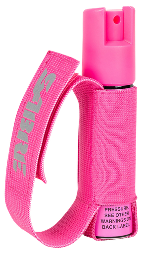[023063152363] Sabre The Runner Pepper Gel 35 Bursts Range 12 ft Pink Features Adjustable Strap