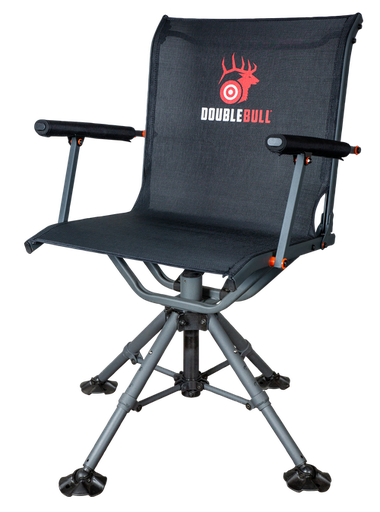 [010135651664] Primos Double Bull Swivel Seat 360 Degree Swivel Black