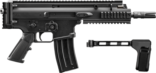 [845737020231] FN SCAR 15P 5.56x45mm 10rd,7.50" Black Anodized Picatinny Rail Aluminum Receiver SB Tactical Brace