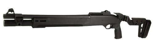 [810059265837] Langdon Tactical Beretta 1301 LTT 3" 7rd 18.50" Black Heat Shield Barrel, Black Anodized Aluminum Receiver, Black Chisel Folding Synthetic Stock, Beretta Patrol Forend