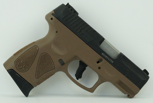 [HGU-ADA894538] *USED* Taurus G2C 9mm, 3.2" Barrel, Black/Brown, Fixed Sights, 12rd