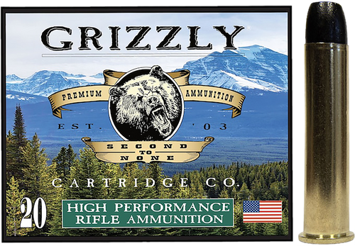 [815152016843] Grizzly Ammo 45-70 Gov 405grrd Nose Flat Point, 20rd Box